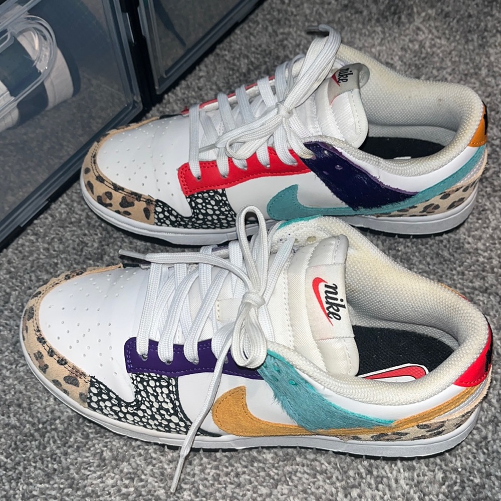 Nike Women’s Safari Dunks, Sized 7.5, Slightly Worn
